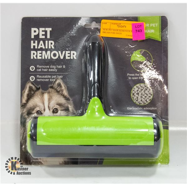 NEW PET HAIR REMOVER ROLLER BRUSH FOR DOGS