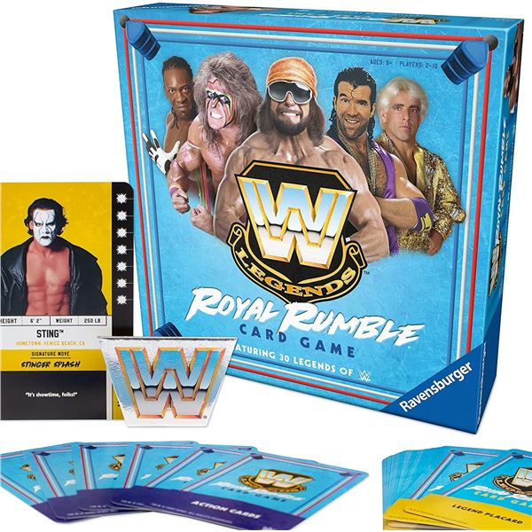 NEW WWE LEGENDS ROYAL RUMBLE CARD GAME BY: