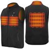 Image 1 : NEW OUTCOOL MENS XL BLACK HEATED FLEECE VEST WITH