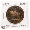 Image 1 : 1973 SILVER RCMP CANADA $1 DOLLAR COIN