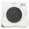 Image 1 : 1852 BANK OF UPPER CANADA ONE PENNY TOKEN