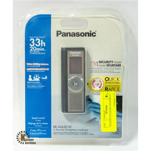 SEALED PANASONIC HANDHELD