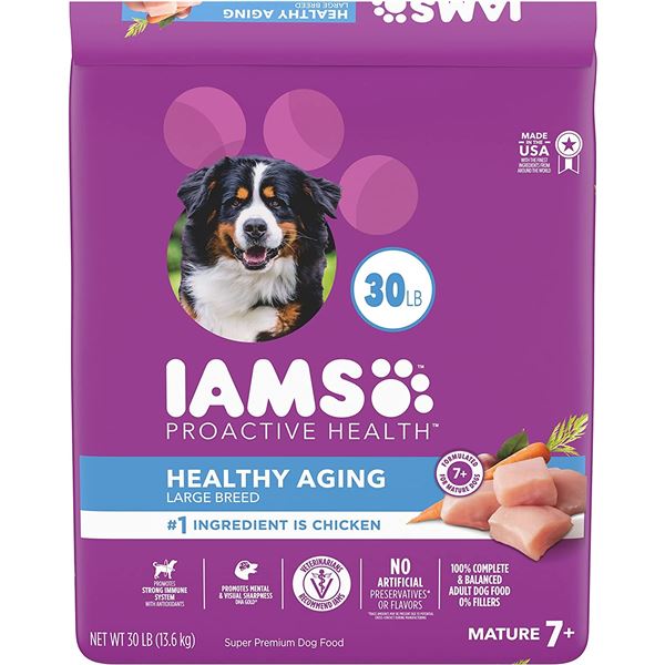 NEW 30LB BAG OF IAMS PROACTIVE HEALTH DRY DOG FOOD