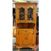 Image 1 : VINTAGE MAPLE CORNER CABINET H-76" W-20.5" L-37.5"