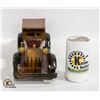 Image 2 : SOLID WOOD VINTAGE CAR ORNAMENT