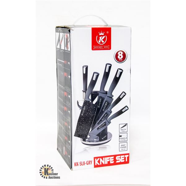 NEW KITCHEN KING 8 PIECE KITCHEN KNIFE SET