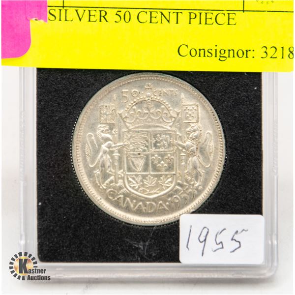 1955 SILVER 50 CENT PIECE