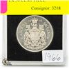 Image 1 : 1966 SILVER 50 CENT PIECE