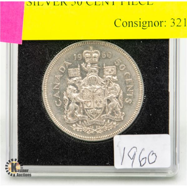 1960 SILVER 50 CENT PIECE