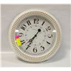 16" STERLING AND NOBLE CLOCK COMPANY WALL CLOCK