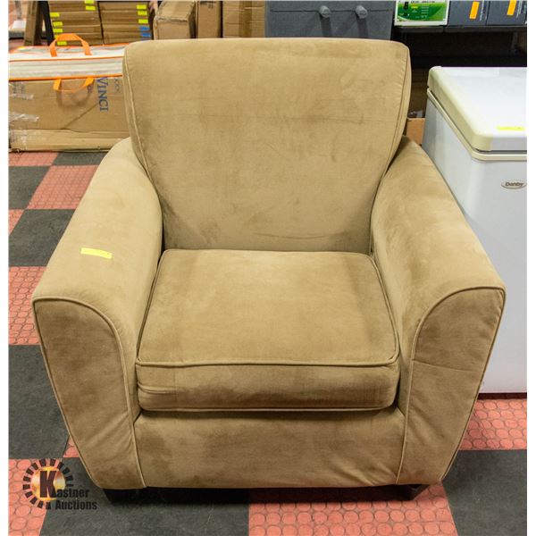 BEIGE COLOURED ARM CHAIR