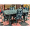 Image 1 : RECTANGLE FAUX MARBLE ARBORITE DINING