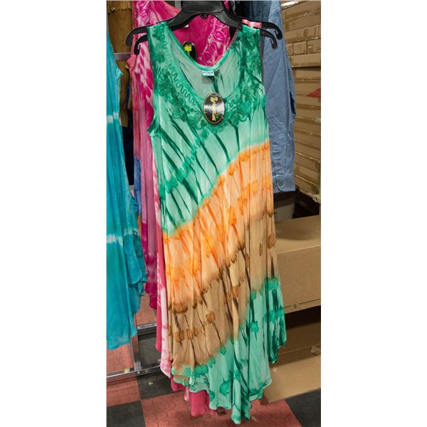 2 BLUE SUN DRESSES WITH TAGS ONE SIZE FITS MOST