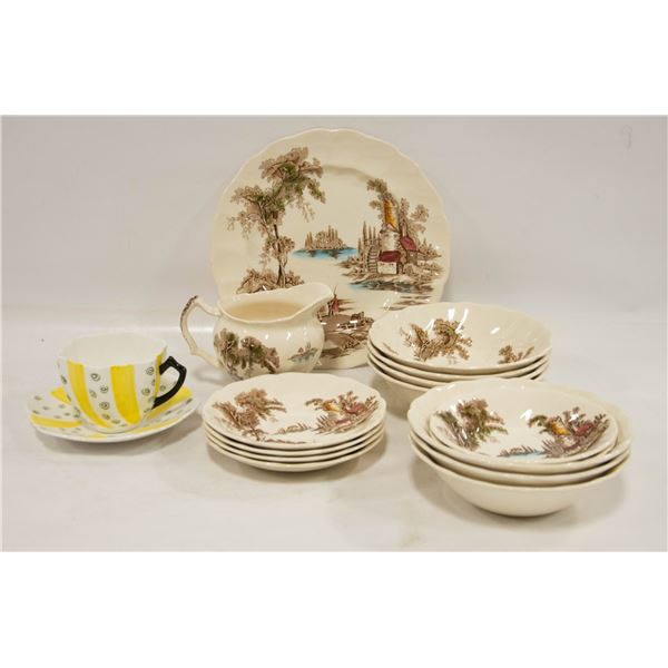 VINTAGE MISCELLANEOUS SET OF “THE OLD MILL” BY