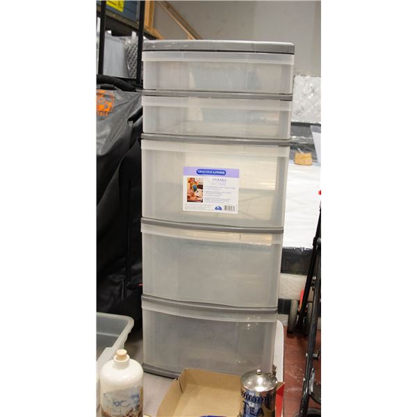 GRACIOUS LIVING 5-DRAWER STORAGE