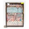 Image 1 : LIFE BEGINS AFTER COFFEE LIGHT UP BISTRO ART SIGN