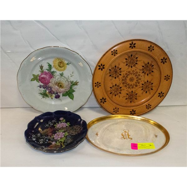 LOT OF VINTAGE PLATES (3)  NORITAKE, BAVARIA,