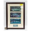 Image 1 : FRAMED GOLF COURSE PRINT 26.5"X18.5"