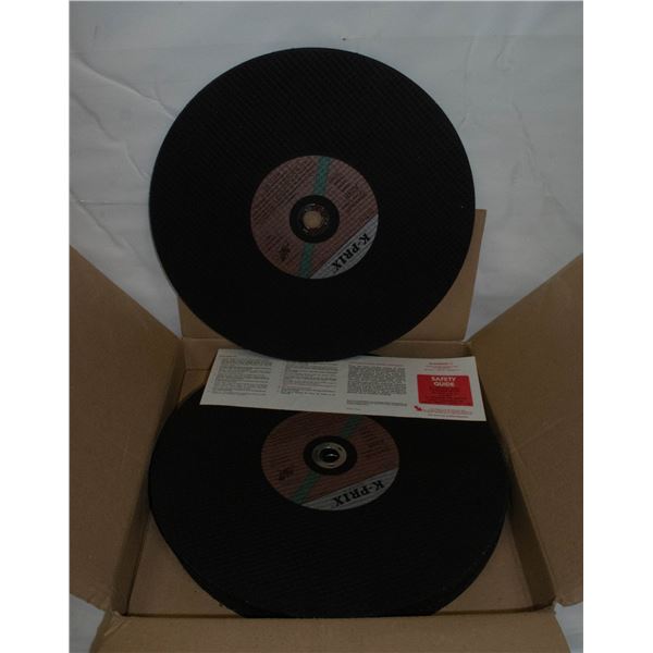 BOX OF 10 K-PRIX STONE CUTTING WHEELS 14X1/8X20MM