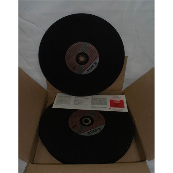 BOX OF 10 K-PRIX STONE CUTTING WHEELS 14X1/8X20MM
