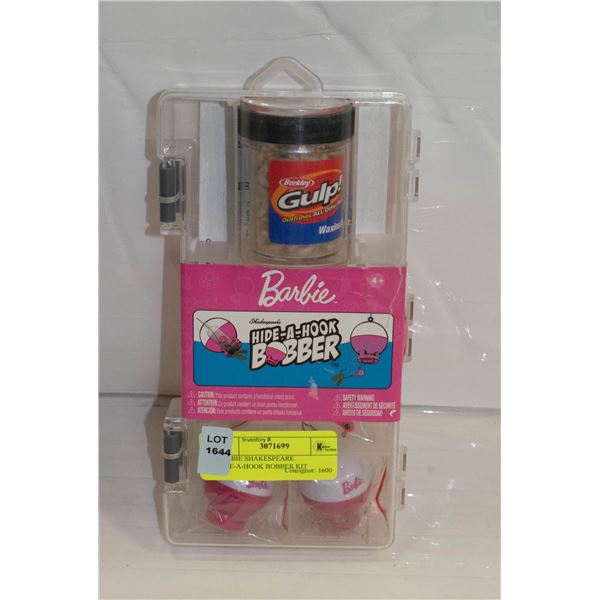 BARBIE SHAKESPEARE HIDE-A-HOOK BOBBER KIT