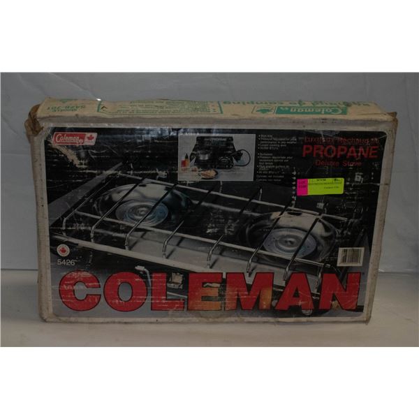 COLEMAN DELUXE PROPANE STOVE