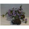 Image 1 : ARTIFICIAL FLOWER BASKET,BATTERY LAUGHING