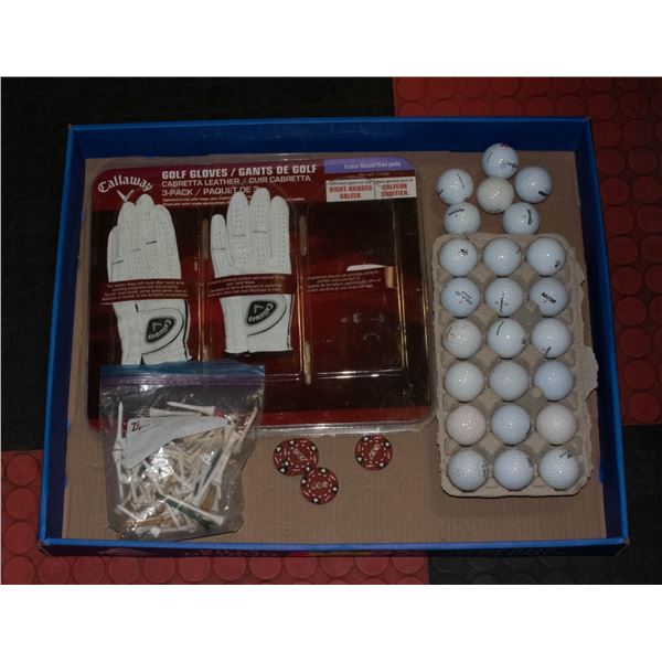 2 NEW CALLAWAY GOLF GLOVES,ASSORTED