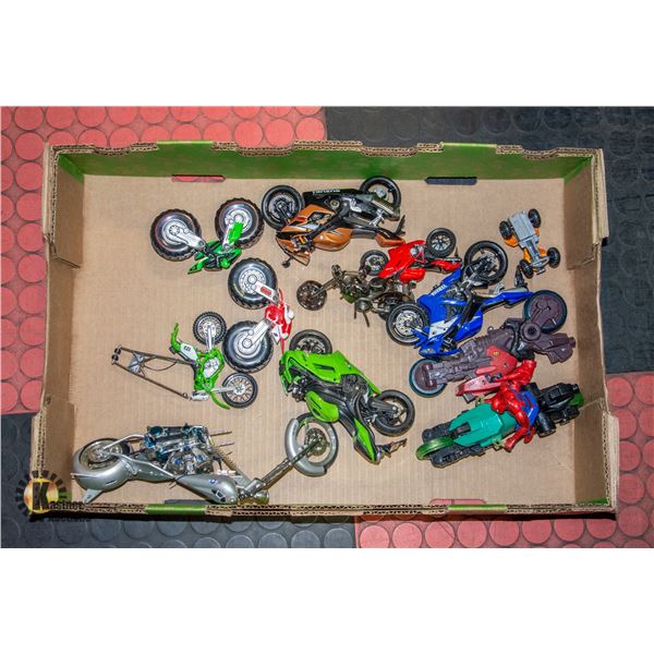 FLAT WITH DIECAST MOTORCYCLE COLLECTION