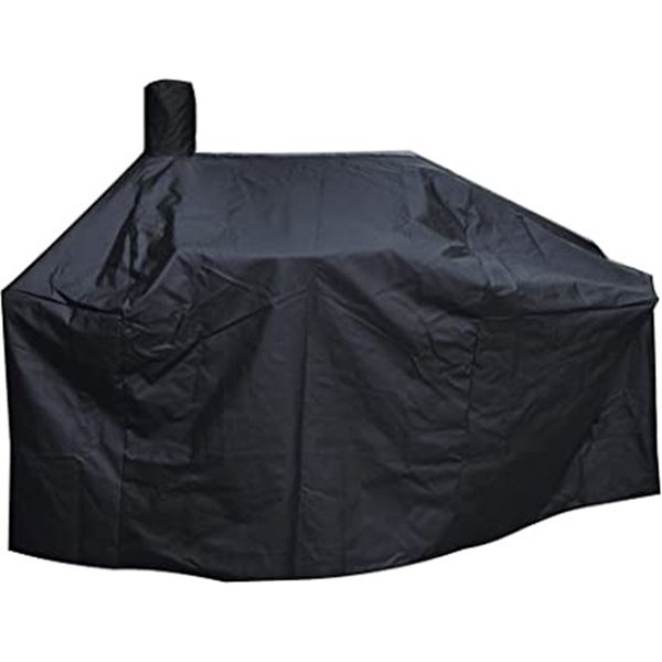CANVAS LIKE BBQ COVER WITH SMOKER VENT WITH