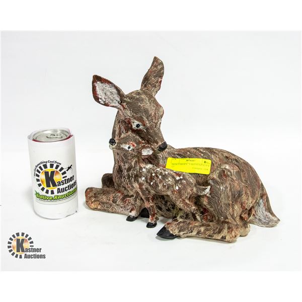 DEER GARDEN / YARD STATUE 9"X 12"