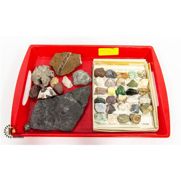 TRAY WITH MINERAL