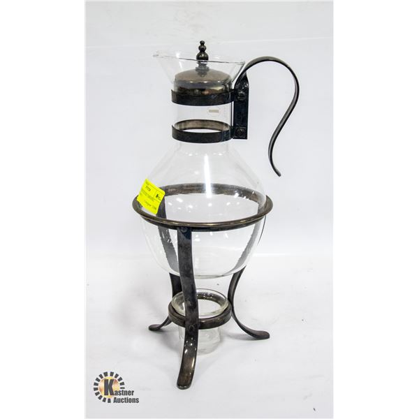 TARNISHED SILVER CORNING BRAND HEAT