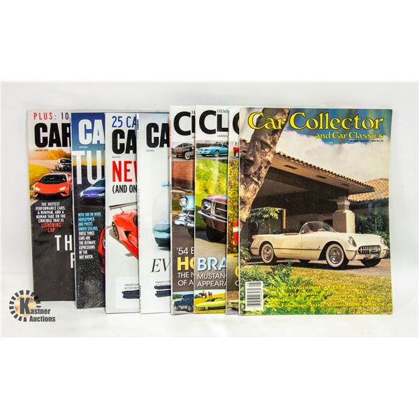 LOT OF 9 CAR MAGAZINES 5 CAR & DRIVER,