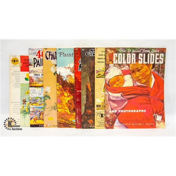 LOT OF 7 VINTAGE WALTER T. FOSTER