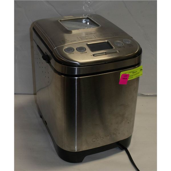 NEW CUSINART STAINLESS BREADMAKER