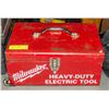 Image 1 : MILWAUKEE TOOL BOX WITH ASSORTED DRILL BITS