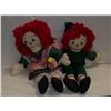 Image 1 : VINTAGE RAGGEDY ANN AND ANDY DOLLS 24” TALL
