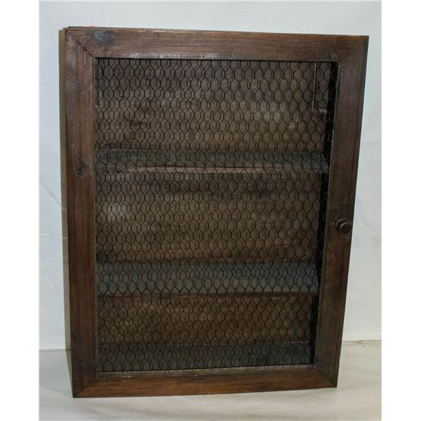 WOODEN HANGING CABINET