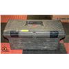 Image 1 : RUBBERMAID TOOLBOX WITH ASSORTED TOOLS