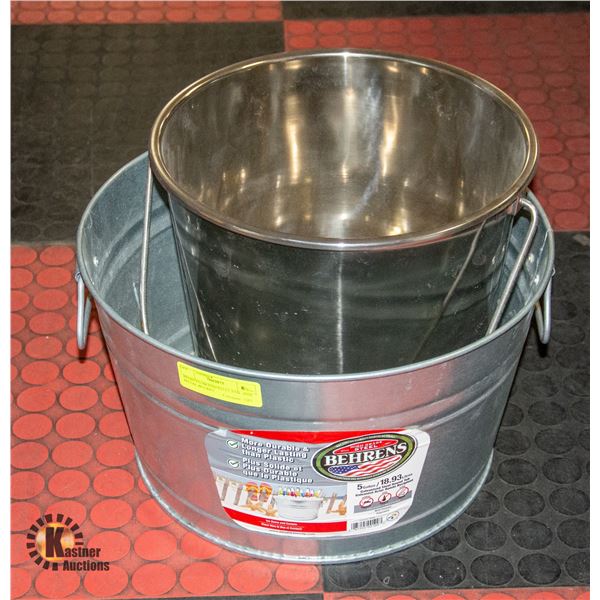 BEHRENS BRAND STEEL PAIL AND METAL BUCKET