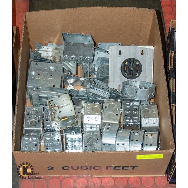 GALVANIZED DEVICE BOXES AND MOUNTING PLATES ASST.