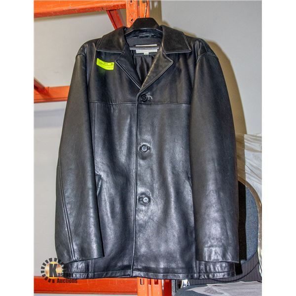 LAMBSKIN MOORES MENS COAT SIZE M