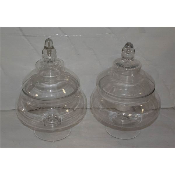 APOTHECARY JARS SET OF 2