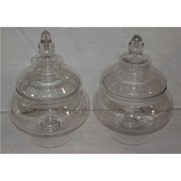 APOTHECARY JARS SET OF 2