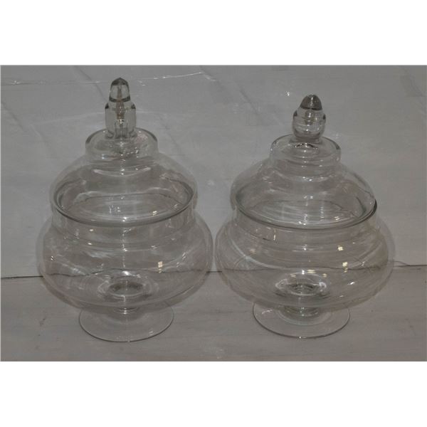 APOTHECARY JARS SET OF 2