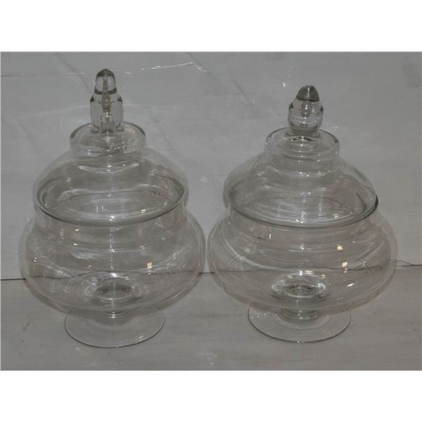 APOTHECARY JARS SET OF 2
