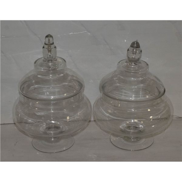APOTHECARY JARS SET OF 2