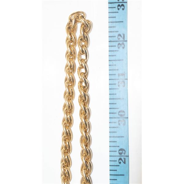 ESTATE GOLD PLATED TOGGLE CHAIN APPROX 16" LONG