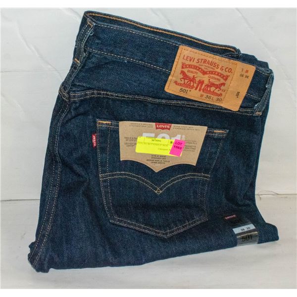 LEVI'S 501 BUTTONFLY 36/30